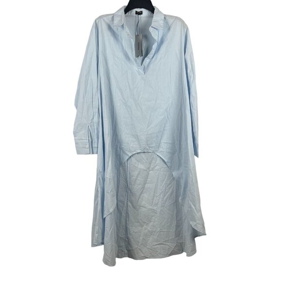 Vonda Women Long Sleeve Pullover V neck Maxi Dress Size L - Picture 1 of 9
